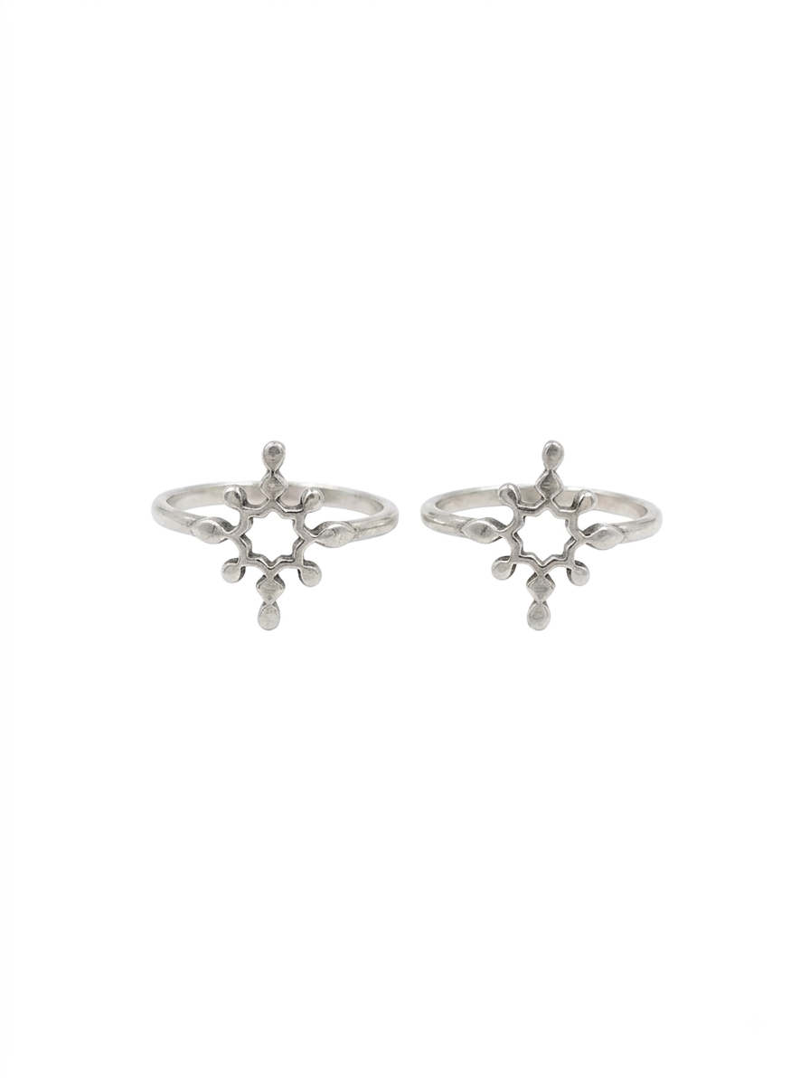 Phulwari 925 Silver Toe Ring