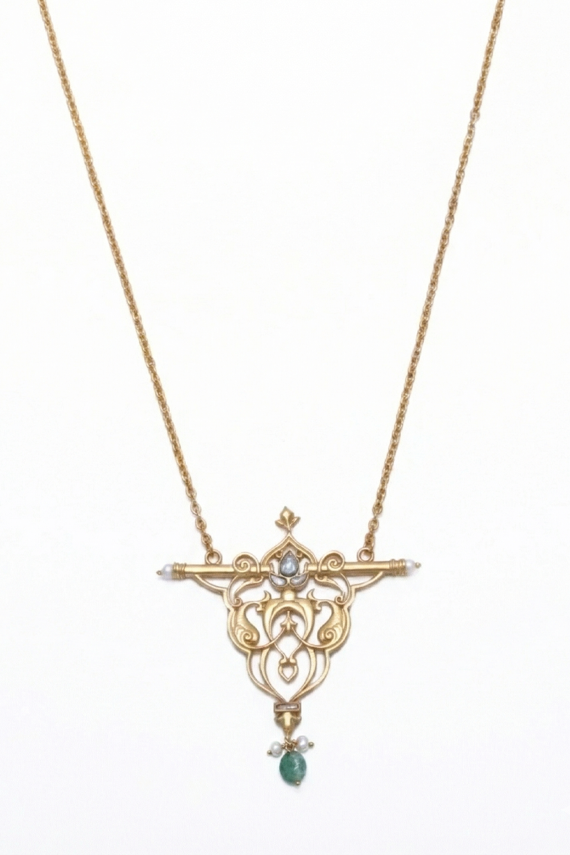 Chhavi Temple Bloom Necklace