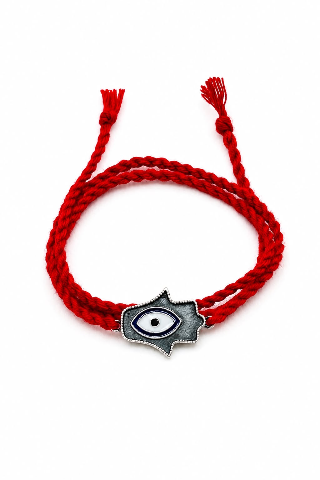Hamsa Evil Eye 925 Silver Rakhi